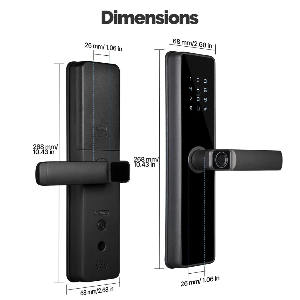 Serrure Intelligente MOES - Sécurisez votre maison à distance!