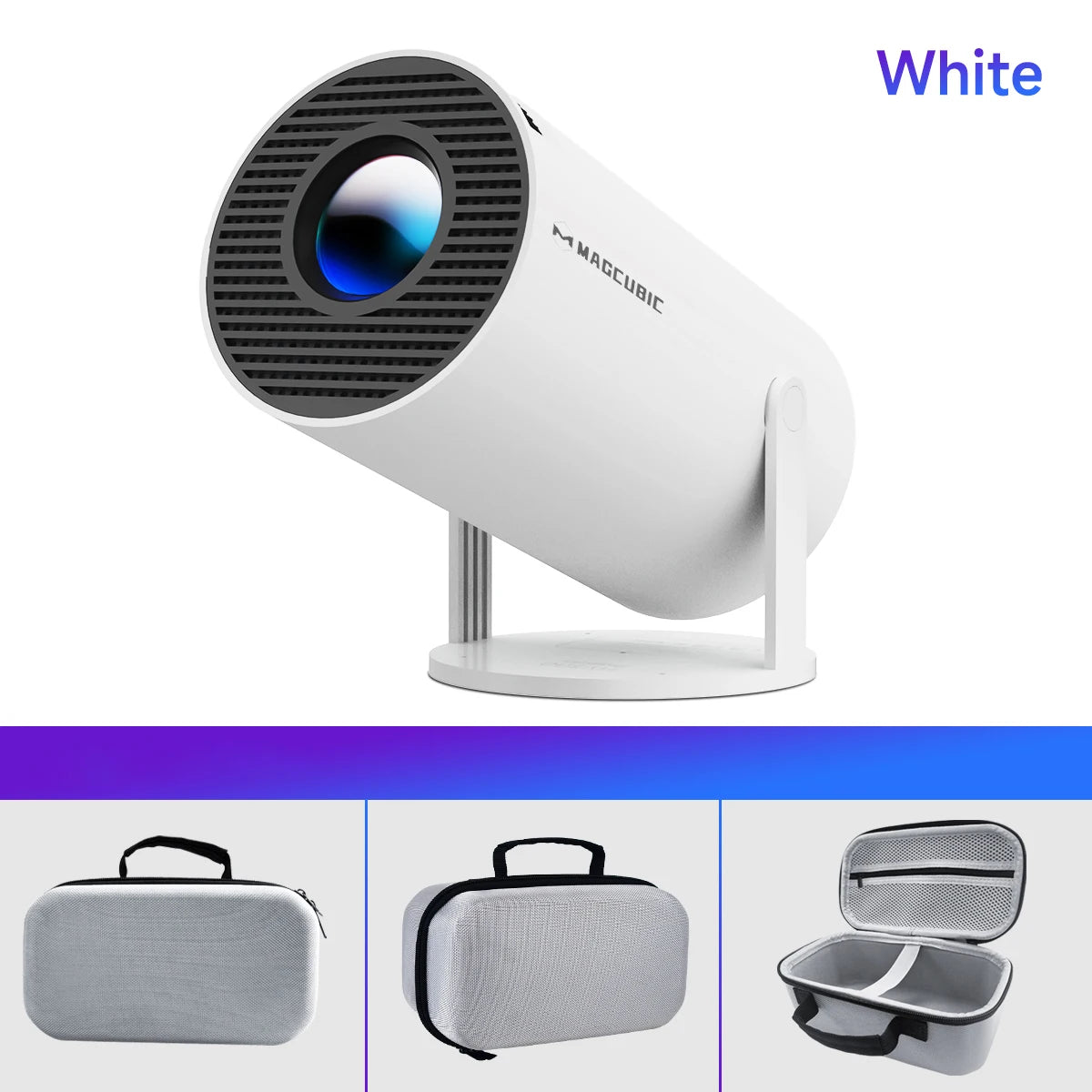 Magcubic Projektor HY300 Pro 8K Android 14 Dual Wifi6 290ANSI Allwinner H726 BT5.4 1080P 1280*720P Heimkino Outdoor Projektor