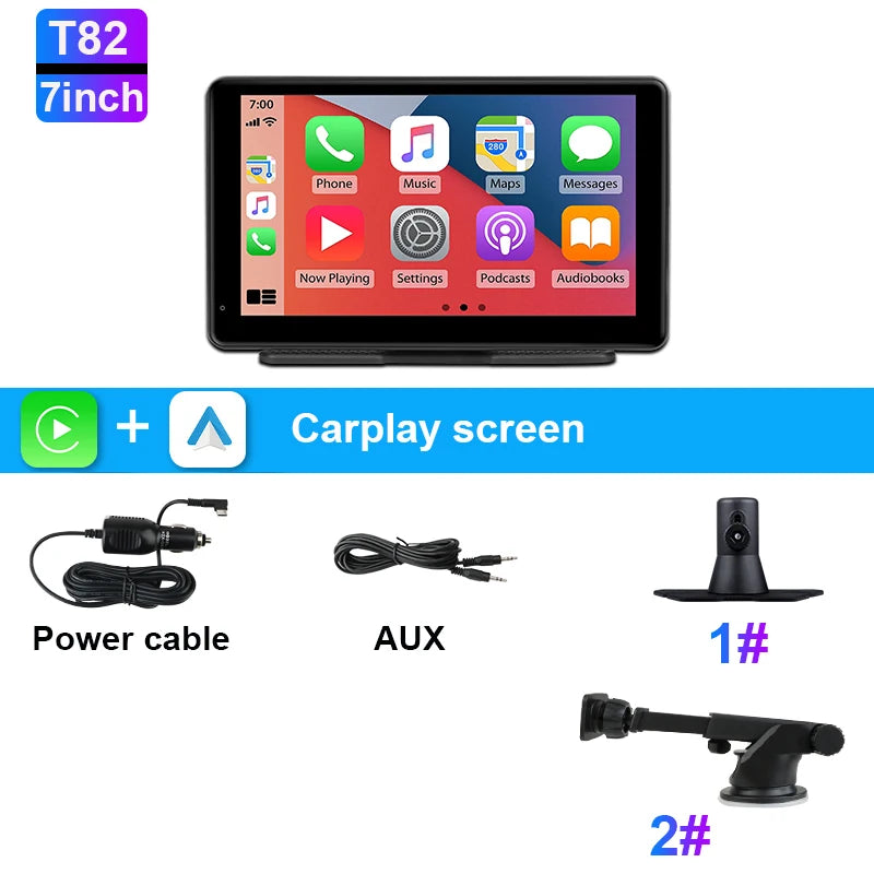 Autoradio CarPlay 7"/10" - Connectivité sans effort!