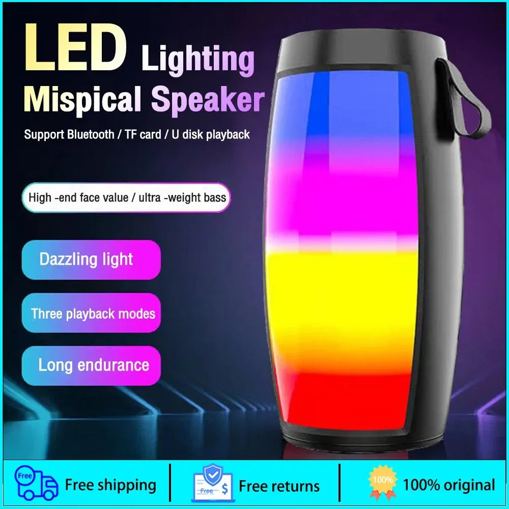 PHONEPACE Haut-parleur LED - Ambiance sonore et lumineuse