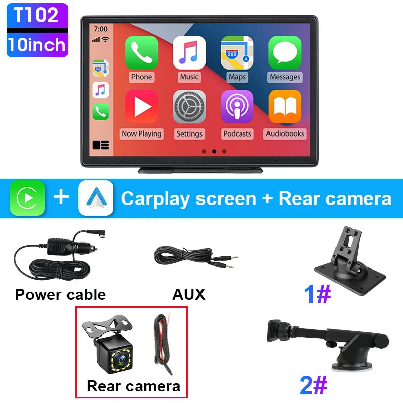 Autoradio CarPlay 7"/10" - Connectivité sans effort!