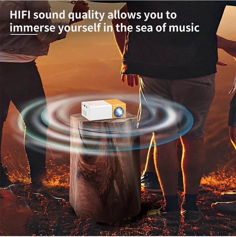Projecteur Mini Portable - Divertissement en Famille!