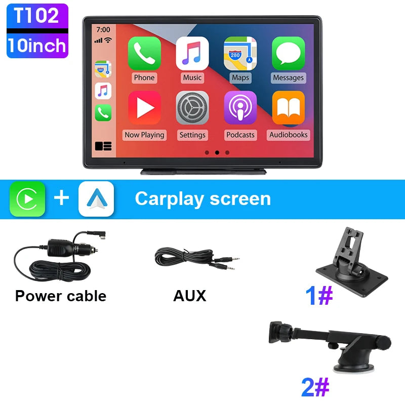 Autoradio CarPlay 7"/10" - Connectivité sans effort!