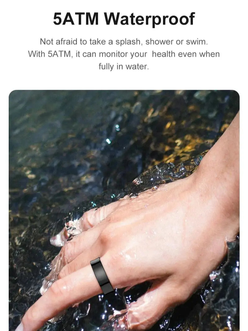 Anneau Connecté R09 - Suivi de santé élégant!