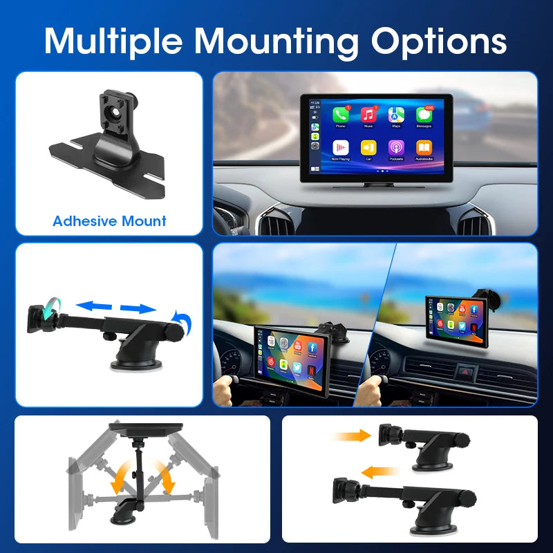 Autoradio CarPlay 7"/10" - Connectivité sans effort!